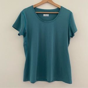 Columbia Women’s Omni-Wick Activewear T-Shirt Turquoise Size L